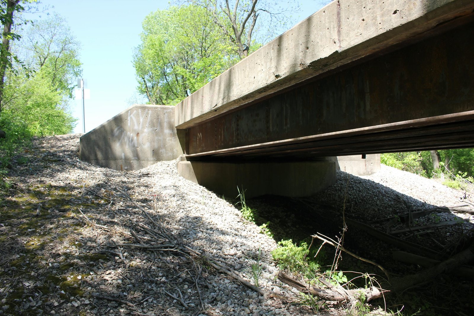 West abutment